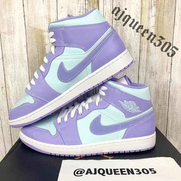Air Jordan 1 Mid purple punch - Picture 2 of 9